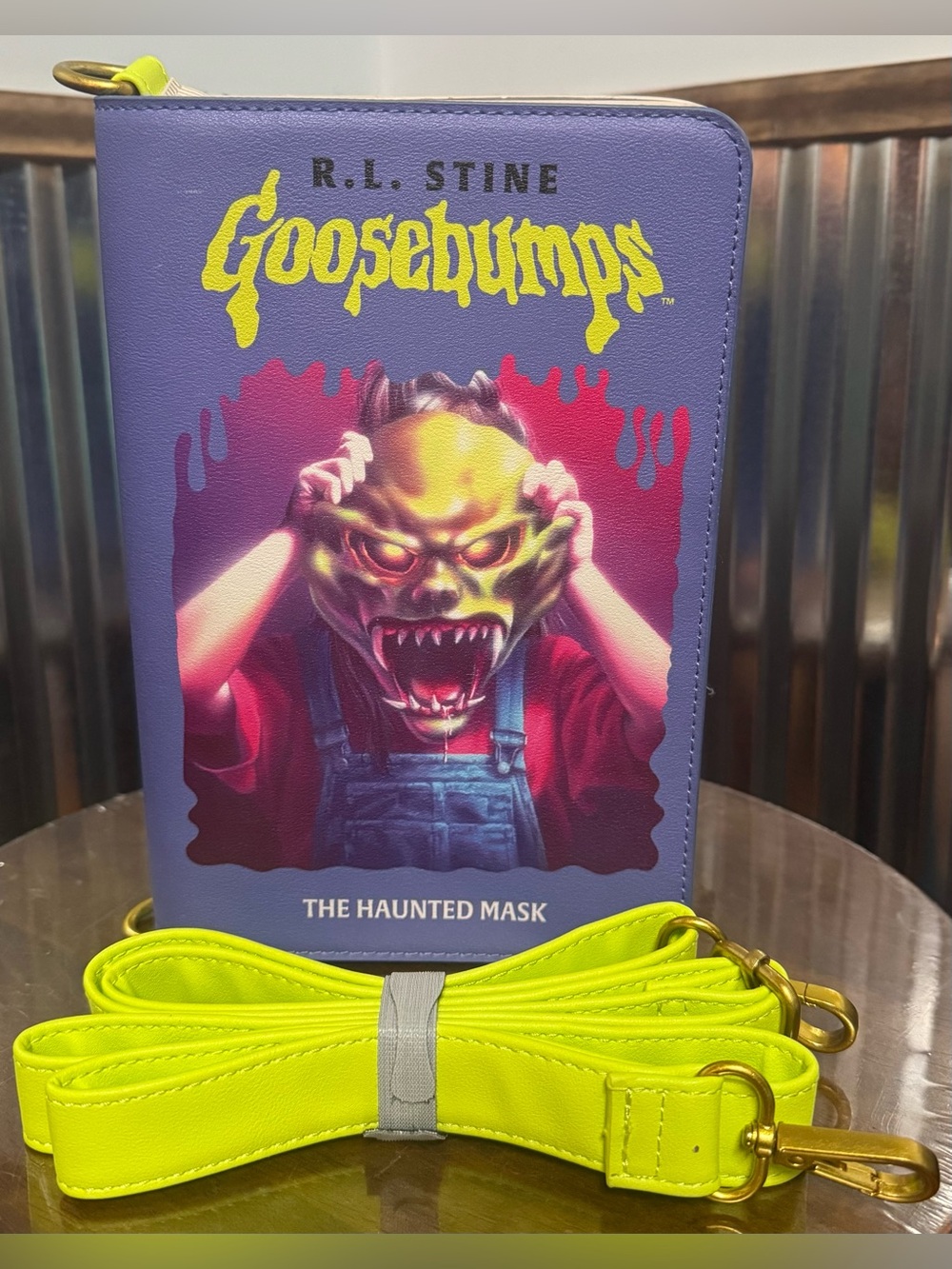 Loungefly Goosebumps The Haunted Mask Book Crossbody Bag NICE